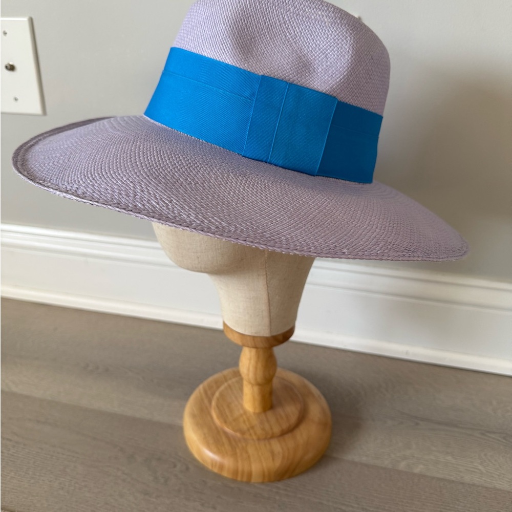 Artesano Azul wide brim Panama hat size L - Picture 2 of 4